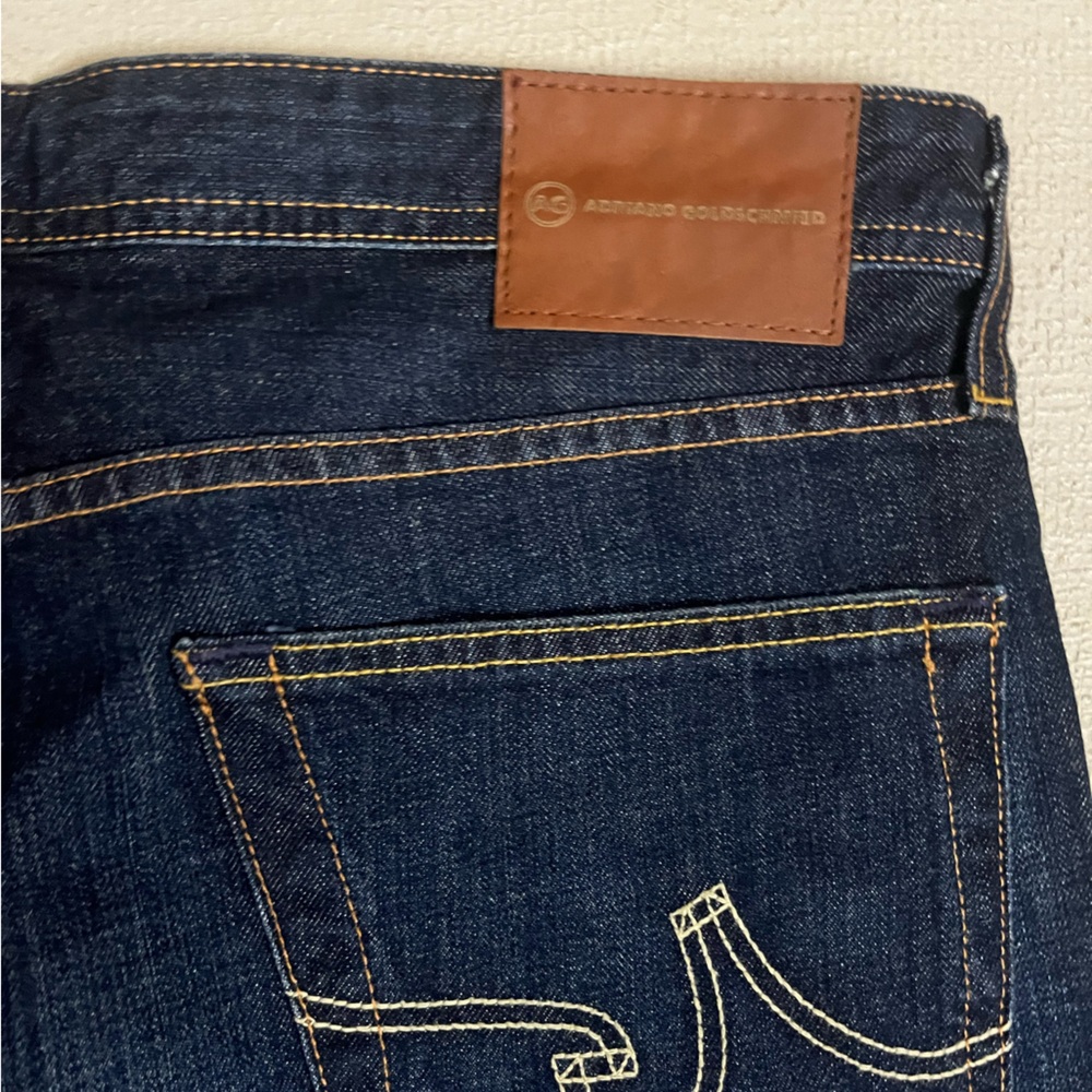 AG Adriano Goldschmied Men's‎ The Protégé Dark Wash Straight Leg Jeans- 36/34 - Picture 8 of 8